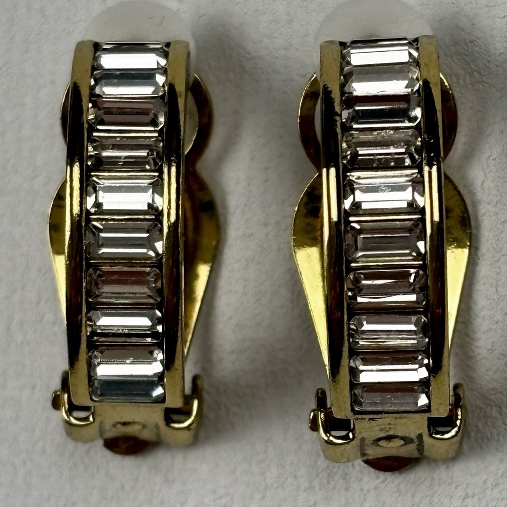 Heidi Daus Disney Full of Possibilities Crystal Hoop Earrings Clip On